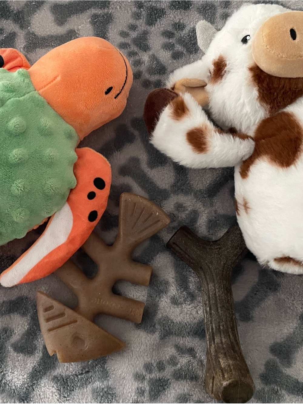 Bundle new dog toys and benebone chews